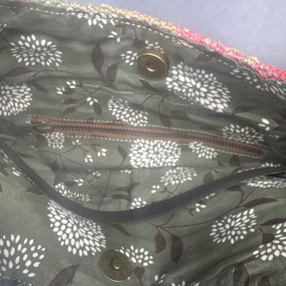 Annahmol Colorful Wool Purse Tote Bag Bohemian Boho Hippie Travel Casual Pockets - Picture 7 of 10